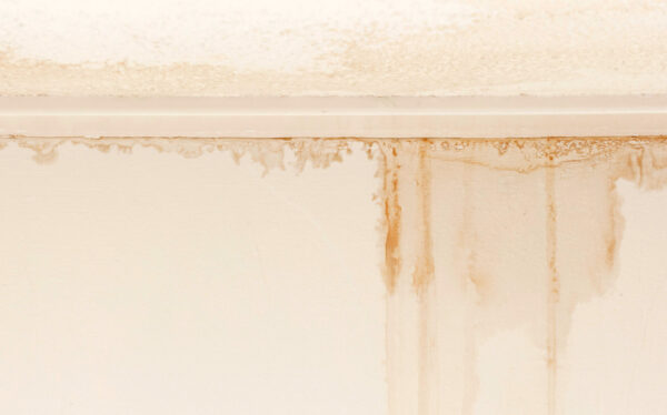 water damage from a leak